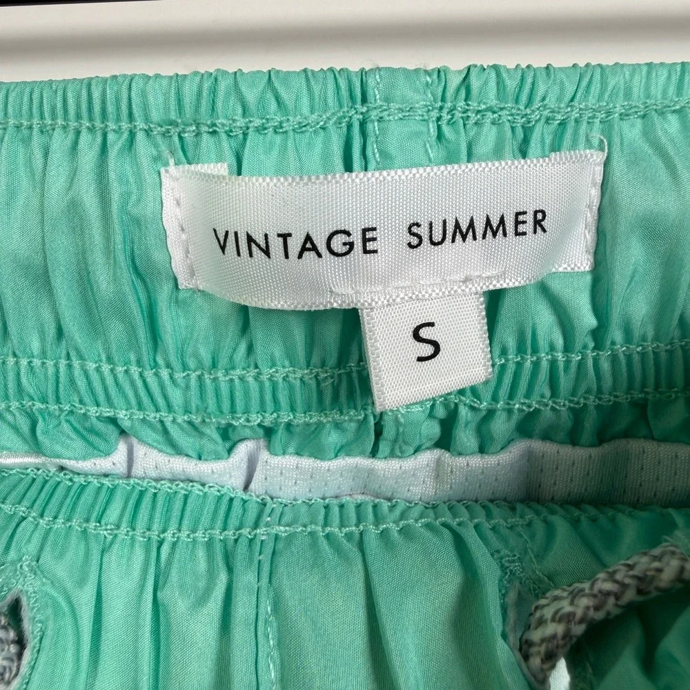 Vintage Summer Swim Trunks Size Small Pink Teal Tie Dye V90509N NEW Vacation